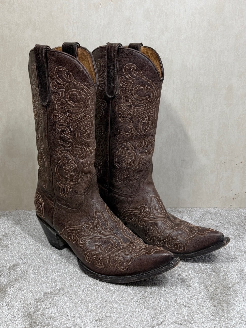 Yippee Ki Yay by Old Gringo Women’s Sintra Leather Cowboy Boots in Nighthawk 9B